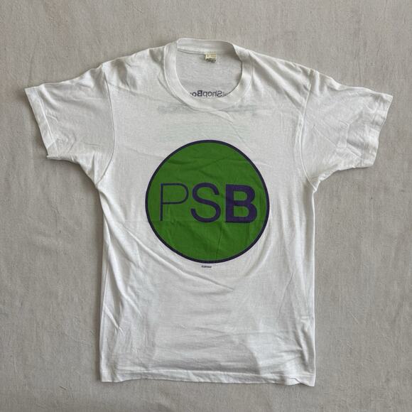 Vintage 90s Pet Shop Boys Performance PSB Synth Pop 1991 Tour T-Shirt Large - Picture 1 of 8